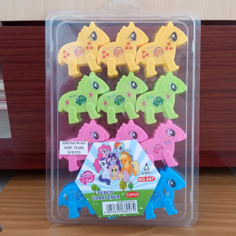 

Serutan Pensil My Little Pony (1 set isi 12 pcs)