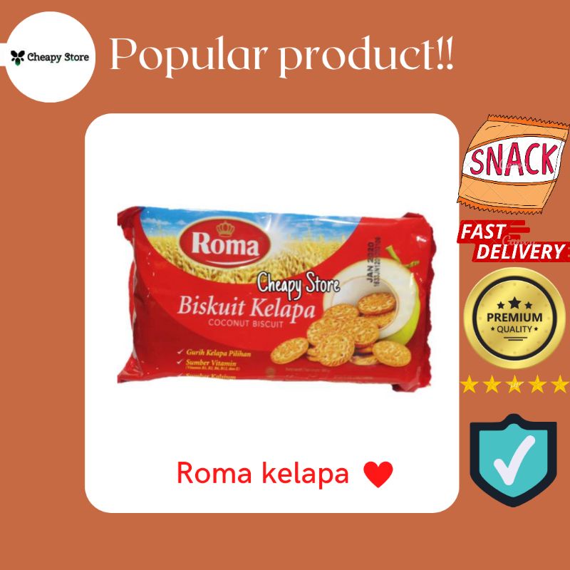 

Roma biskuit kelapa 300gr