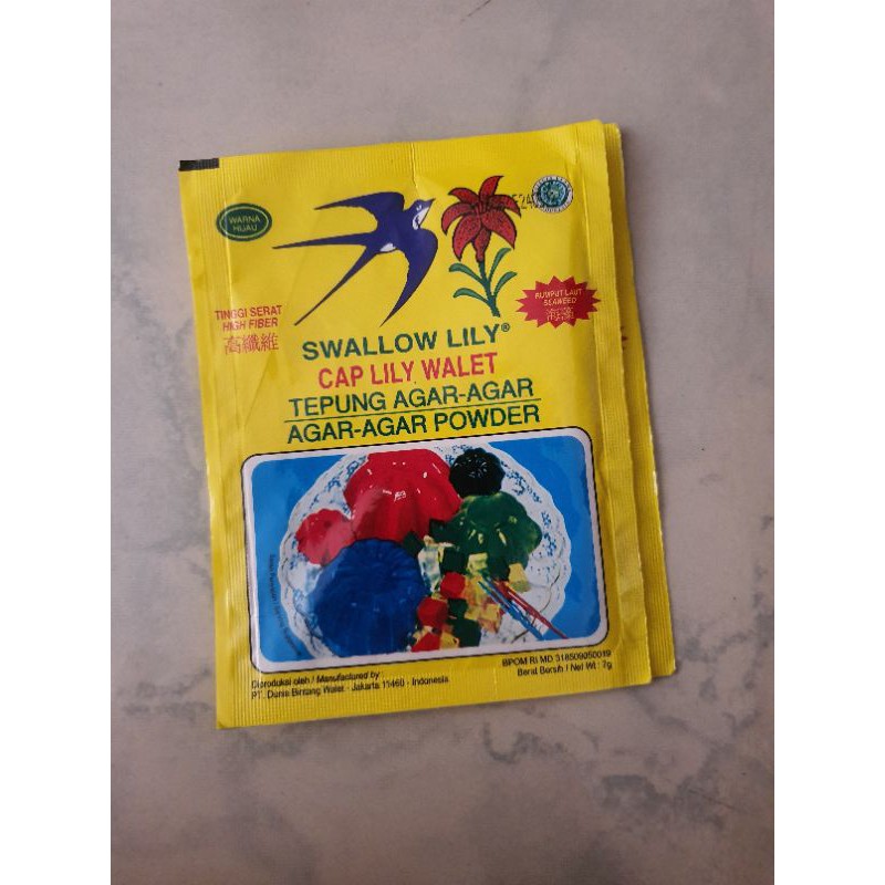 

Agar agar swallow