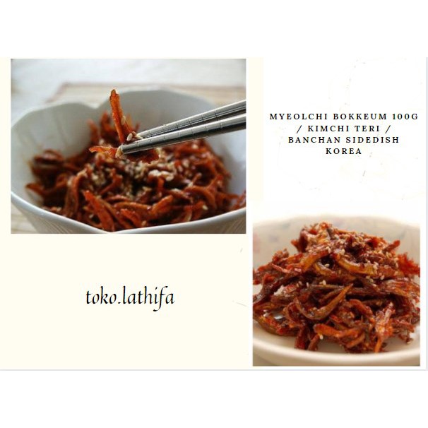 

Myeolchi Bokkeum 100g / Kimchi teri termurah