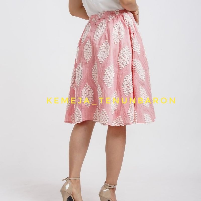 rok payung tenun wanita ethnic kain bulu - rok tenun ethnic - rok payung tenun