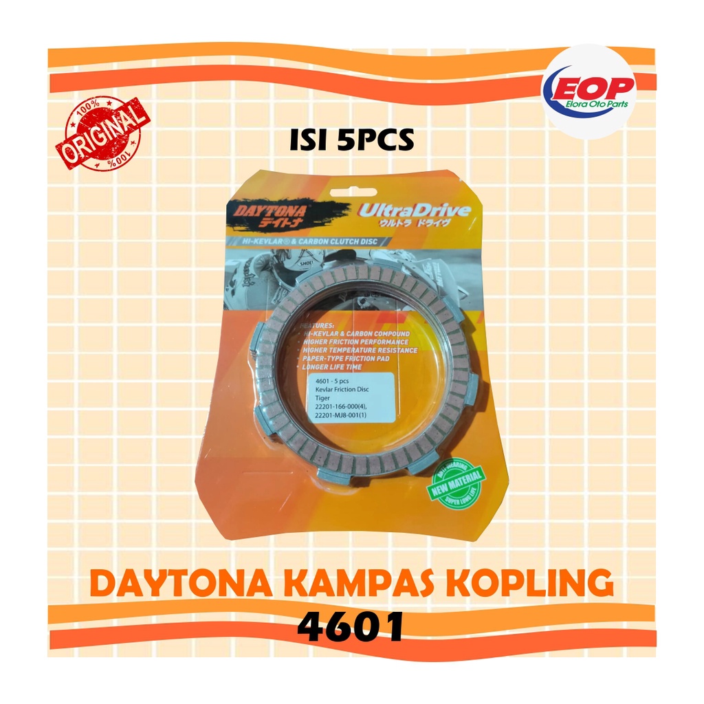 KAMPAS KOPLING ORIGINAL DAYTONA TIGER MEGAPRO GLPRO 4601