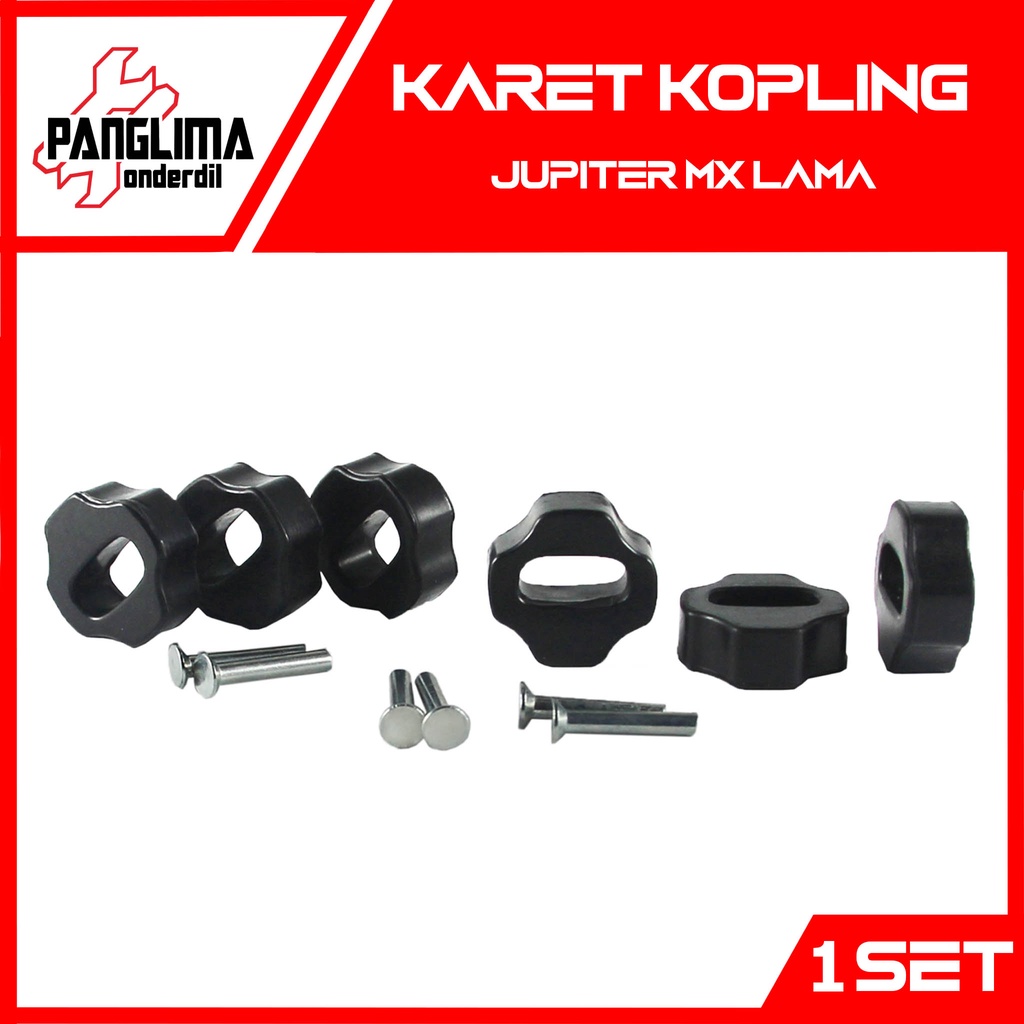 Karet Kopling Set Jupiter MX Lama-Old Rumah-House Plus Paku