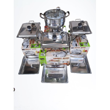 Prasmanan Set paket jumbo 3pcs + bulat SUPRA 28cm