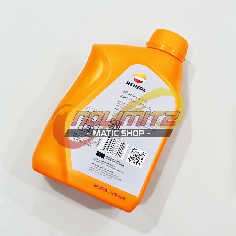 Oli Motor Repsol Rider Scooter Matic 10W-30 Mineral 800ML