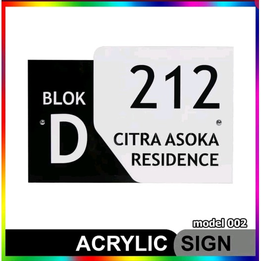 READY PAPAN NOMOR RUMAH AKRILIK  NOMER RUMAH AKRILIK  NO RUMAH AKRILIK  ALAMAT RUMAH HURUF 3D