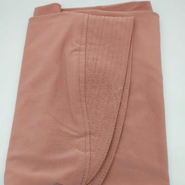 size L ZAHRA ANTEM WILLDA COLLECTION JILBAB KHIMAR KERUDUNG BERGO wilda-PEACH