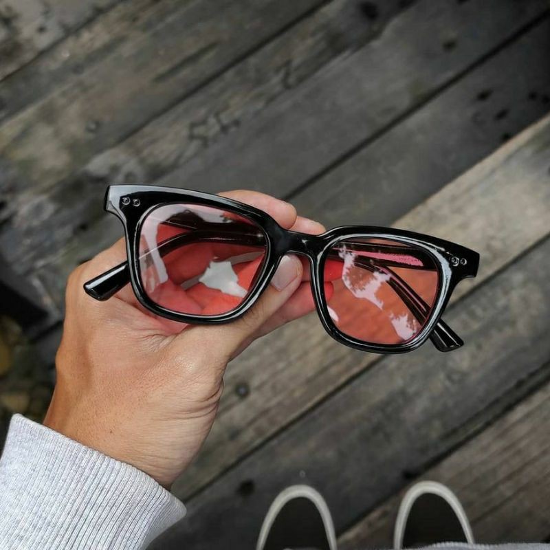 KACAMATA AKSESORIS HITAM VISDOOM ORIGINAL PRIA WANITA KEREN