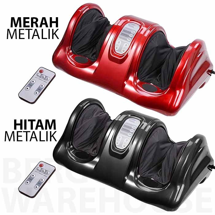 Mesin Pijat Kaki Elektrik Reflexology Alat Pijet Betis Pijit Lengan  Hitam