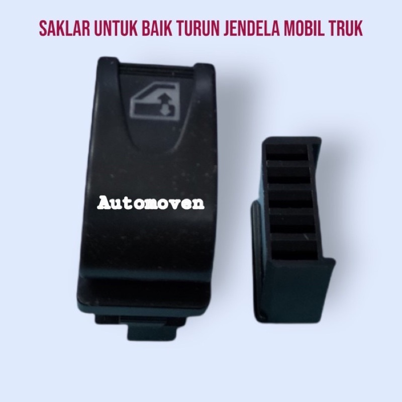 SAKLAR SWITCH POWER WINDOW JENDELA MODEL CONGKEL TARIK MOBIL UNIVERSAL