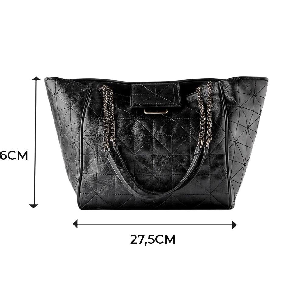 "KN. 680384" Tas Tote bag Wanita Import Magnet Lock Shoulde Model- Adele Tote Bag