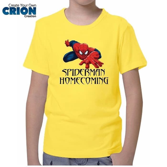 Kaos Spiderman Anak - Spiderman Homecoming - By Crion