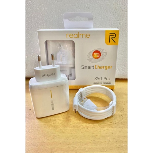 Charger Realme X50 Pro Ori Fast Charging Fast Charger Colokan Type C
