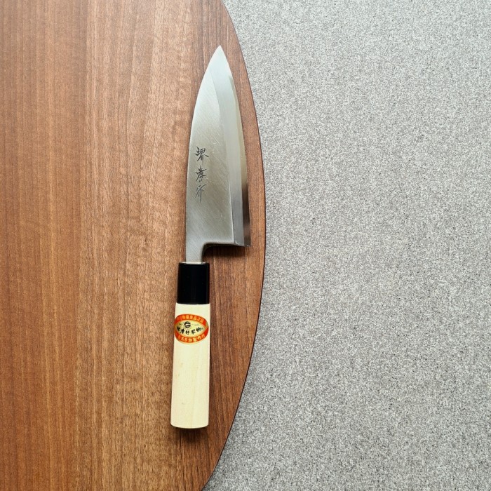 Japanese Knife SAKAI TAKAYUKI Kasumi Shirogami #3 Deba 150mm