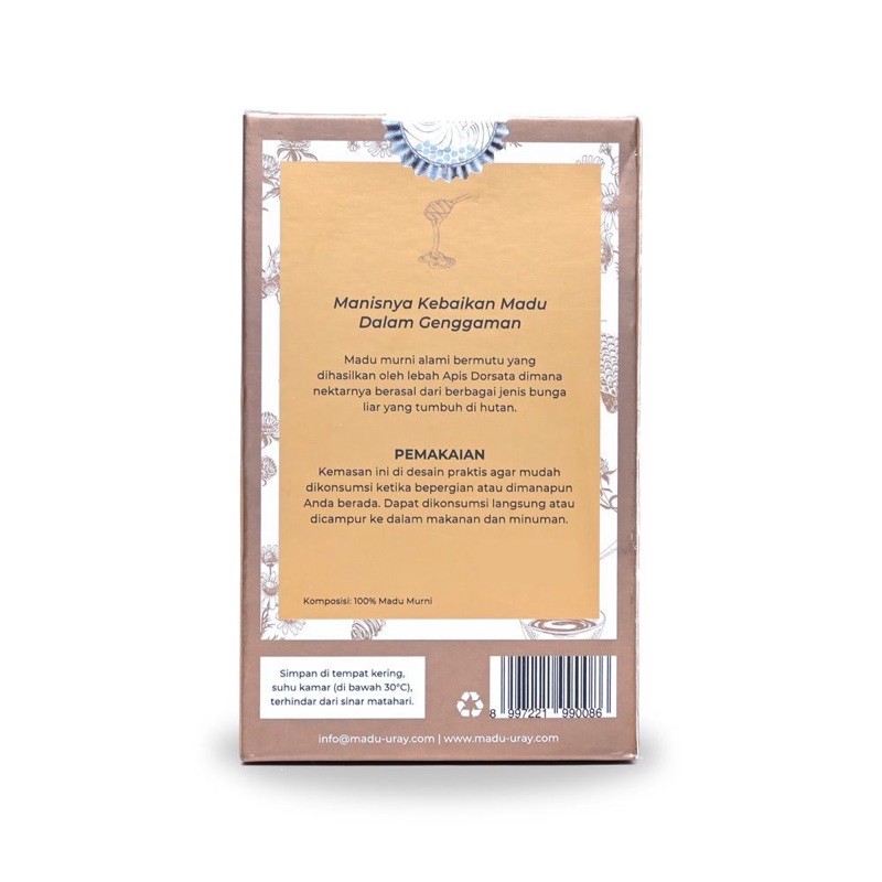 

NG Madu Uray Raw Honey Stick @120 Gram