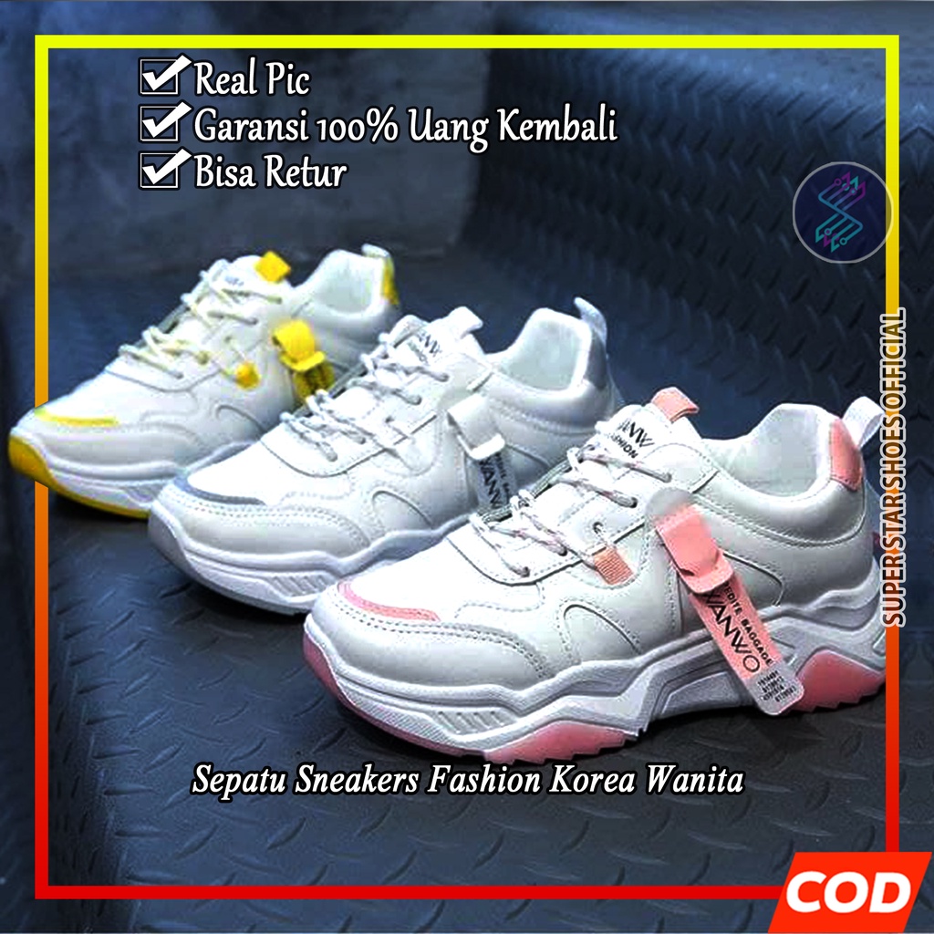 Sepatu Wanita / Sepatu Sneakers Wanita / Sepatu Sneakers JINTU MANMO / Spatu Sapatu Shoes Sneakers S