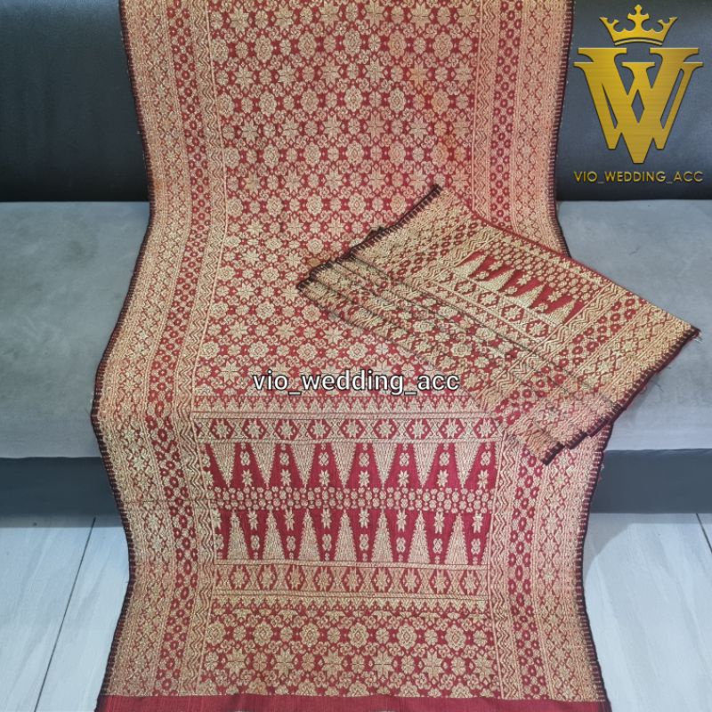 songket palembang Tenun asli