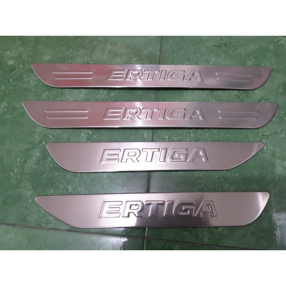 Sillplate Samping New ERTIGA Stainless Tanpa Lampu