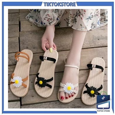 TIKTOK - SANDAL WANITA RING BUNGA RM 69