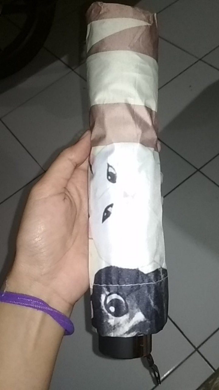 Payung Lipat 3 / Payung Kucing Cat  / You Are My Sunshine