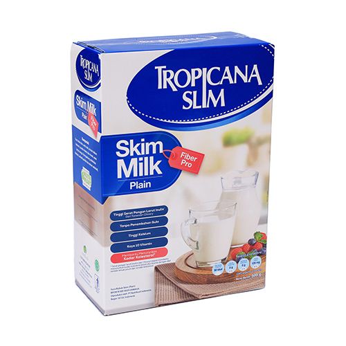 Tropicana Slim Skim Milk Fiber Plain 500g