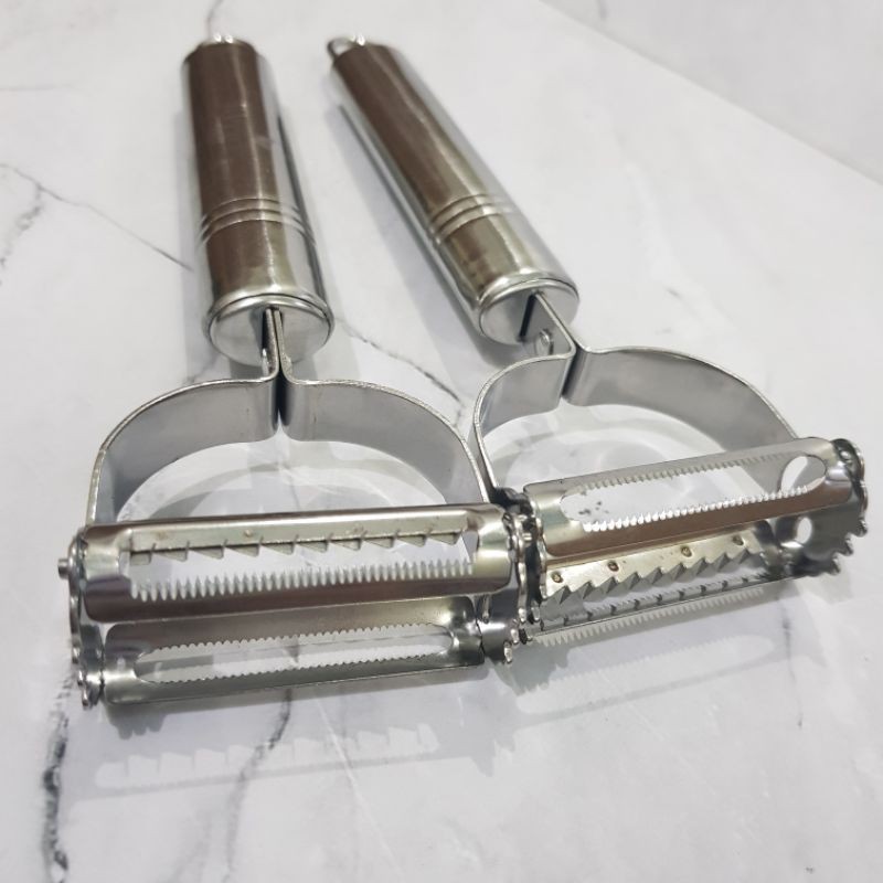 parutan keju gondrong sebaguna peeler buah cheese greater stainless steel