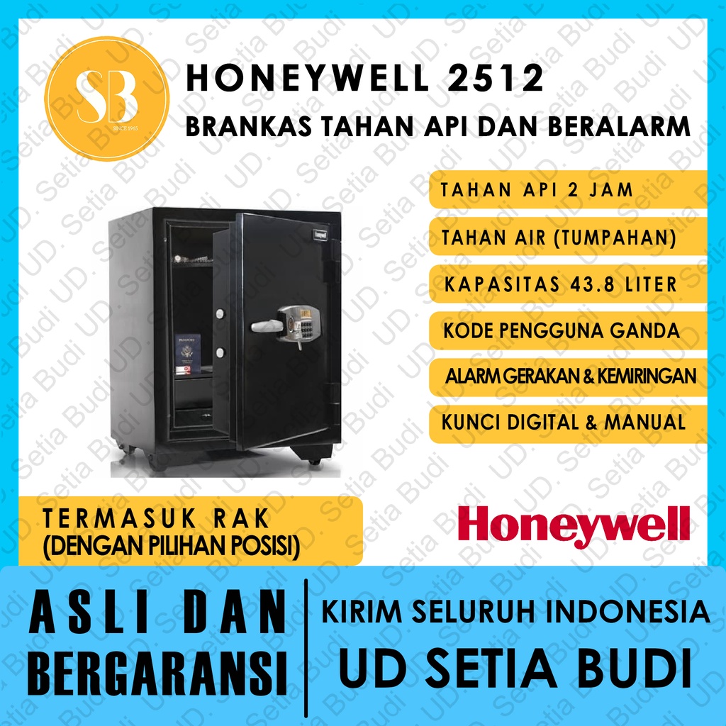 Brankas Honeywell 2512 Asli dan Bergaransi