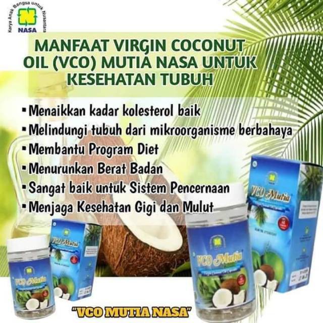

Mutia VCO Virgin Coconut Oil Capsules Asli Nasa
