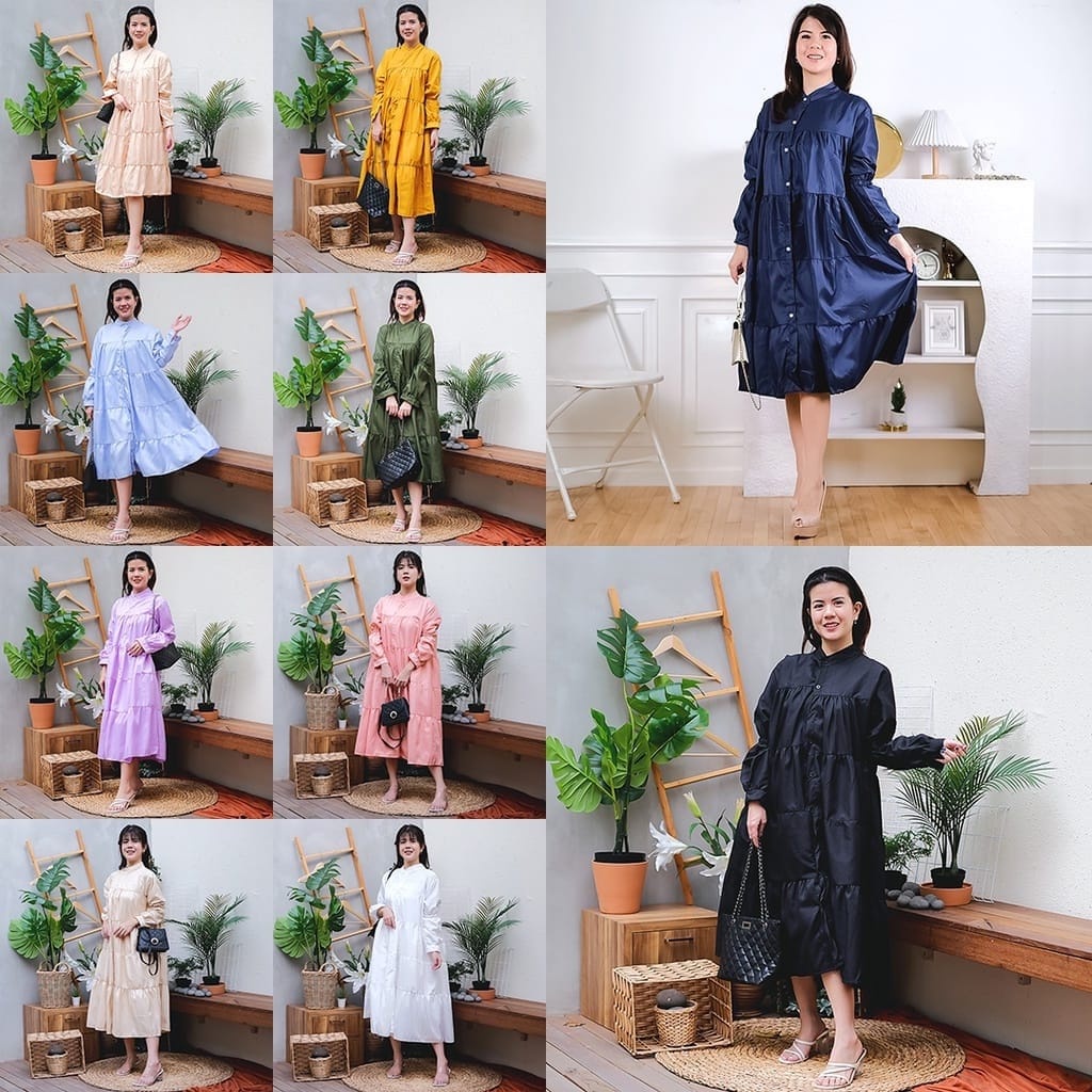 Baju Wanita Terbaru 2022 Model Pesta Kekinian Set Syari Sabyan Gamis Gmis Dress Dres Gsmis Games Gam