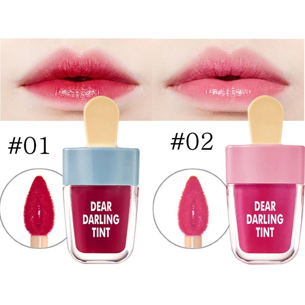 NV5191 - NOVO CUTE ICE CREAM SHAPE LIP TINT LIP GLAZE GLOSS MATTE