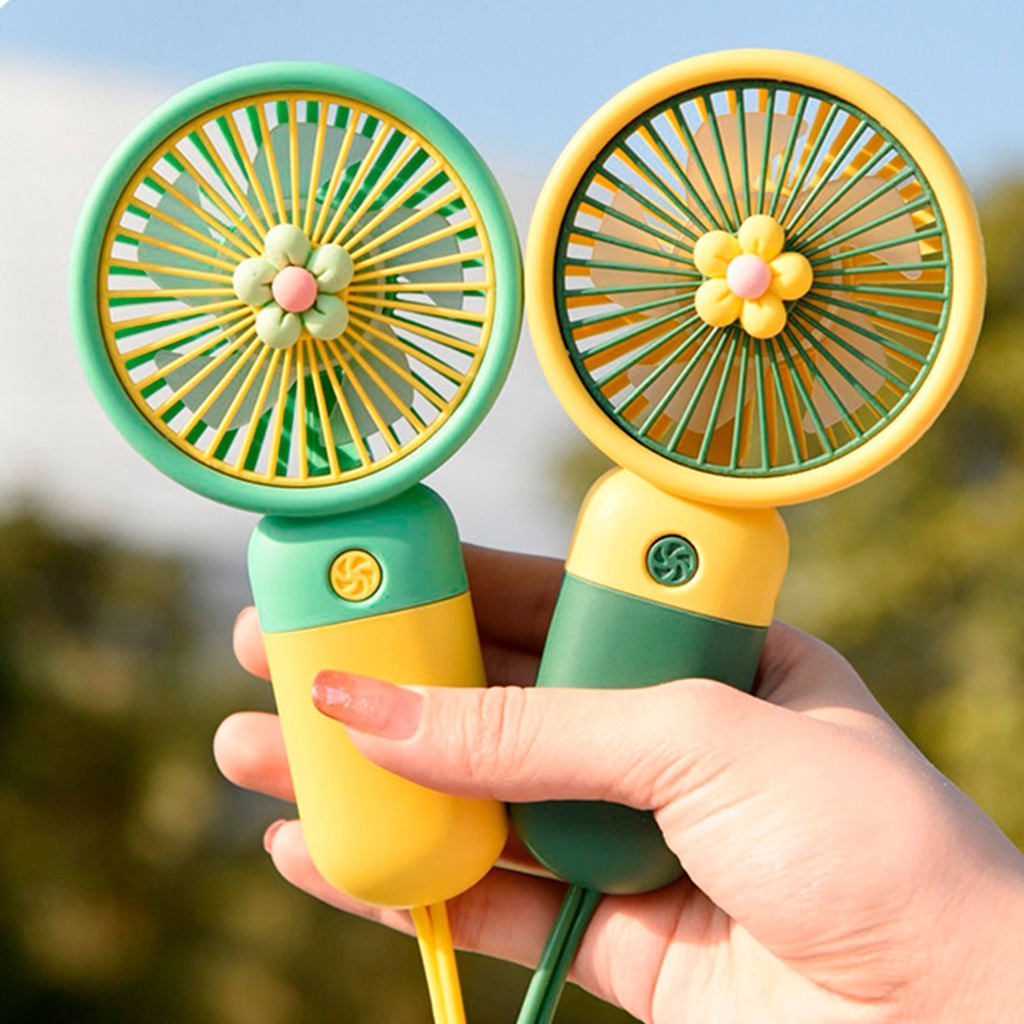 BENCO Kipas Angin Kecil Genggam Tangan Mini Fan Cute Portable USB Charge