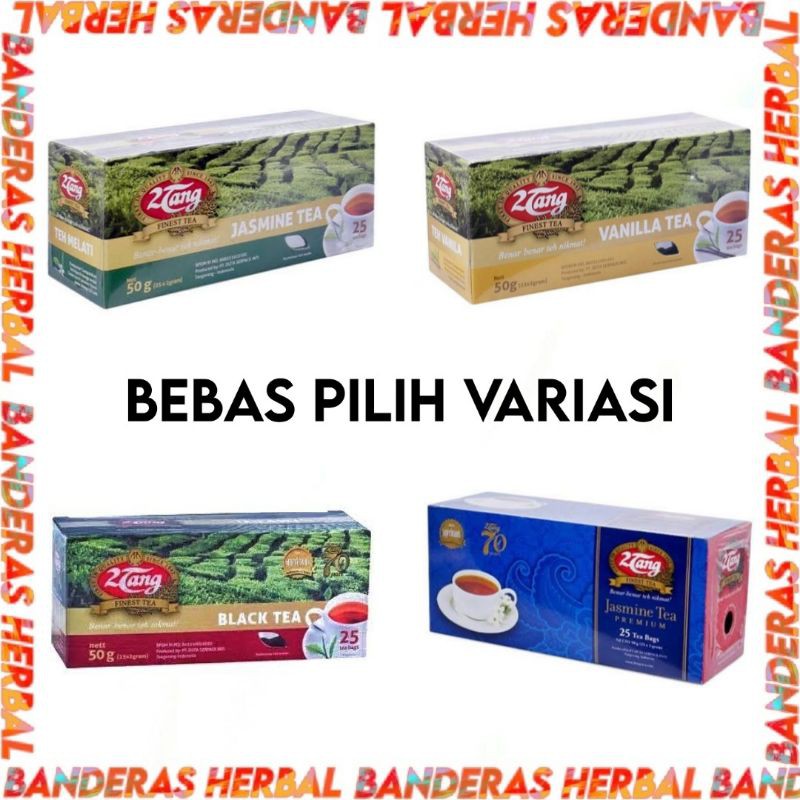 

2 Tang Teh Celup All Varian Teh Vanilla Hitam Jasmine dan Premium