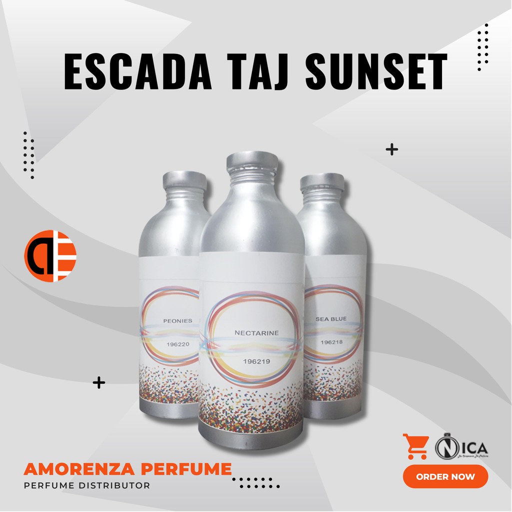 Bibit Parfum Murni ESCADA TAJ SUNSET - COUCHER Nica Fragrance 500ml Segel Pabrik