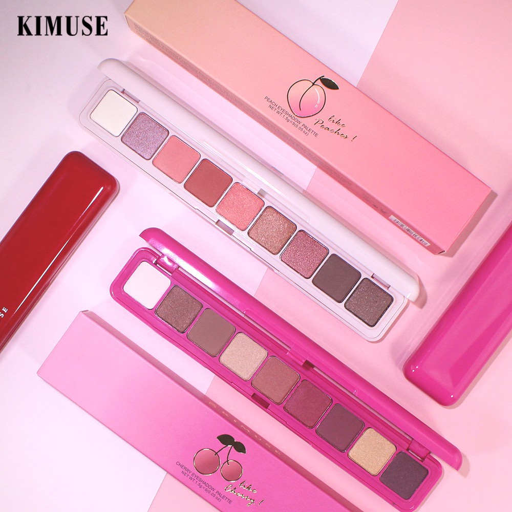 (READY &amp; ORI) Kimuse Eyeshadow Palette Peach / Cherry / Strawberry 330 331 332