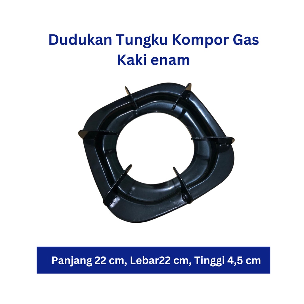 Tatakan Nampan Kaki 6 - Dudukan Tungku Kompor Gas Kaki Enam