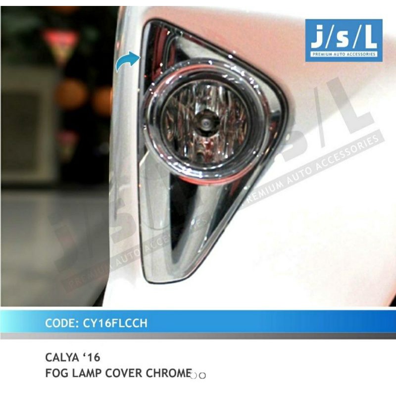 ✨ COD ✨ Cover Foglamp lampu Kabut Chrome Tahun 2016 s/d 2018 JSL