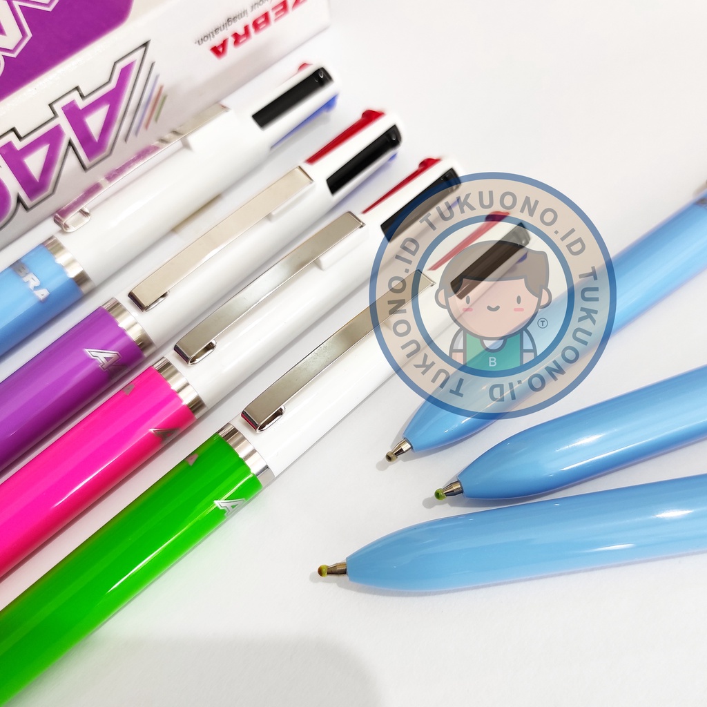 

ZEBRA A4C Pulpen 4 Warna | Merah Biru Hitam Hijau