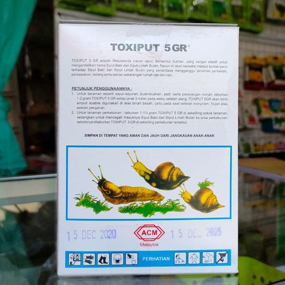 TOXIPUT - obat hama siput - OBAT SIPUT - toxiput kemasan pabrik 250 gram