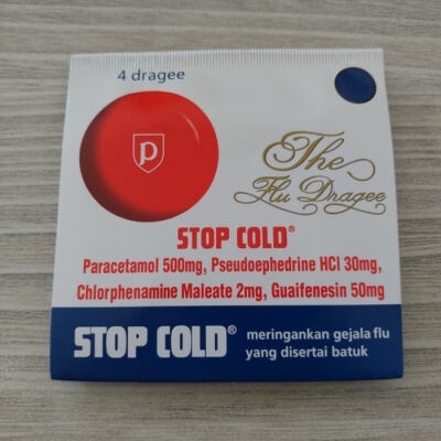 Stop Cold Dragee - Obat Demam Flu Batuk