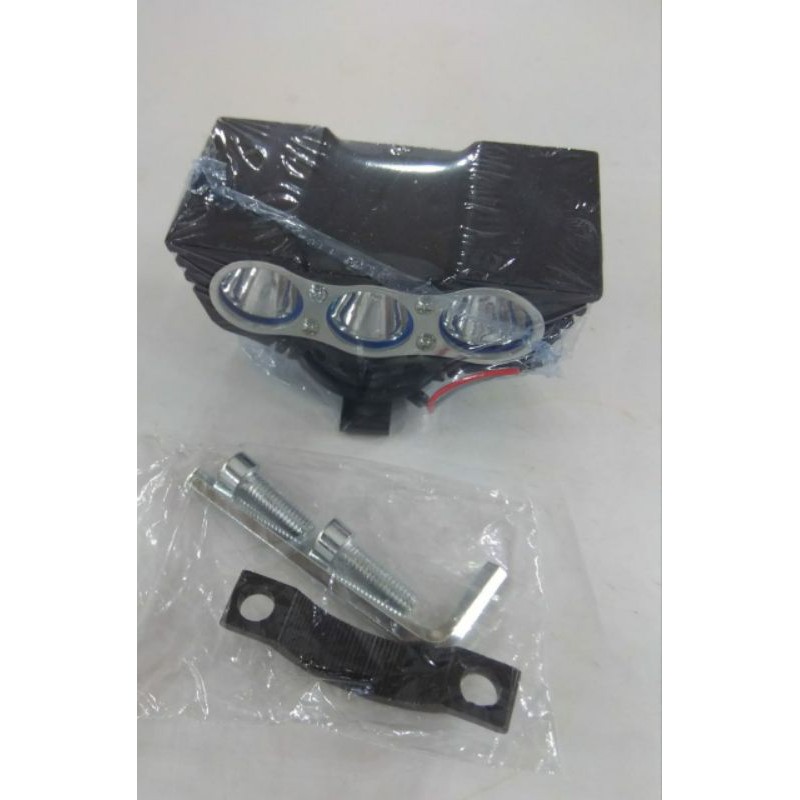 Lampu owl sorot 3 mata ultrafire sorot mini mobil & motor
