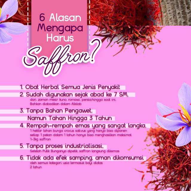 TERLARIS SAFRON 1gr II HERBAL SISTEM IMUN