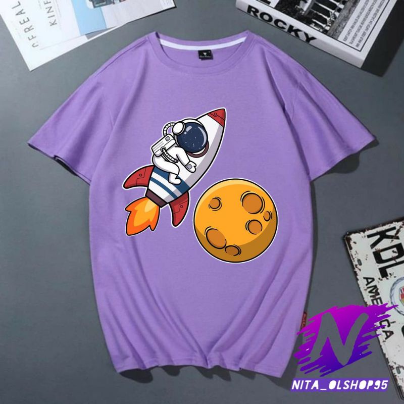 astronot animasi kaos anak baju anak kartun pilot astronot anak