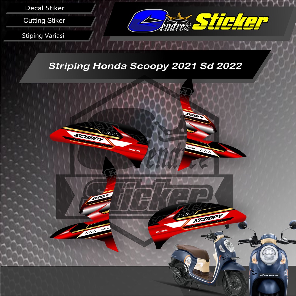 striping scoopy / stiker scoopy 2021sd 2022