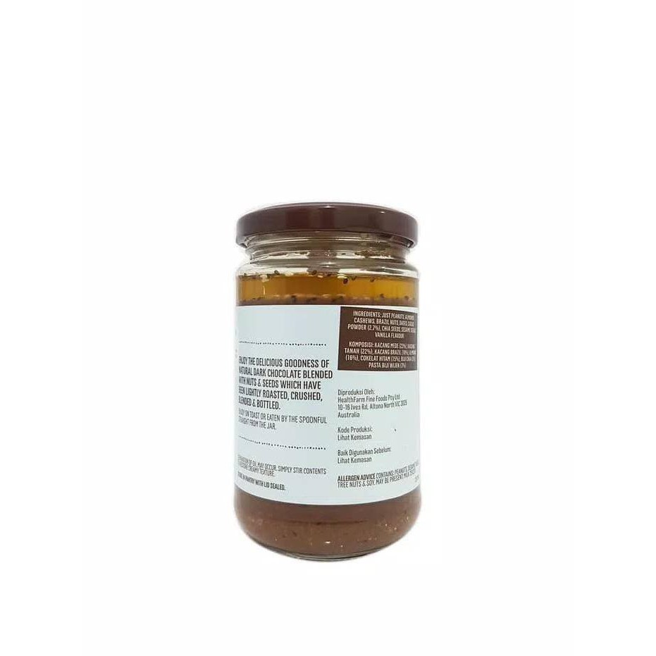 

MAYVER'S PEANUT CACAO SPREAD SELAI KAKAO CHIA SEEDS SELAI AMAN DIABETE