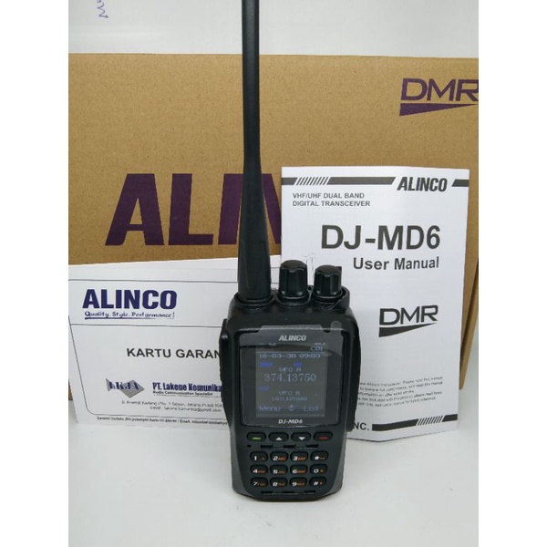 Ht Alinco Dmr Dj MD 6 dual band Digital original japan