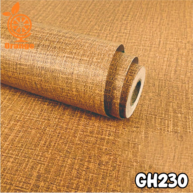 Wallpaper Dinding 10 meter murah stiker dinding Motif Bunga dan Polos wallpaper 3d Premium Quality Size 45cm X 10M WHFURNITURE-GH230