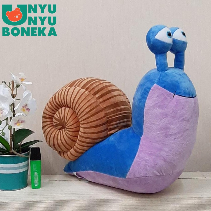 Boneka Siput Size 32cm/keong/animal/hadiahsouvenir/MainanAnak/keongsawah