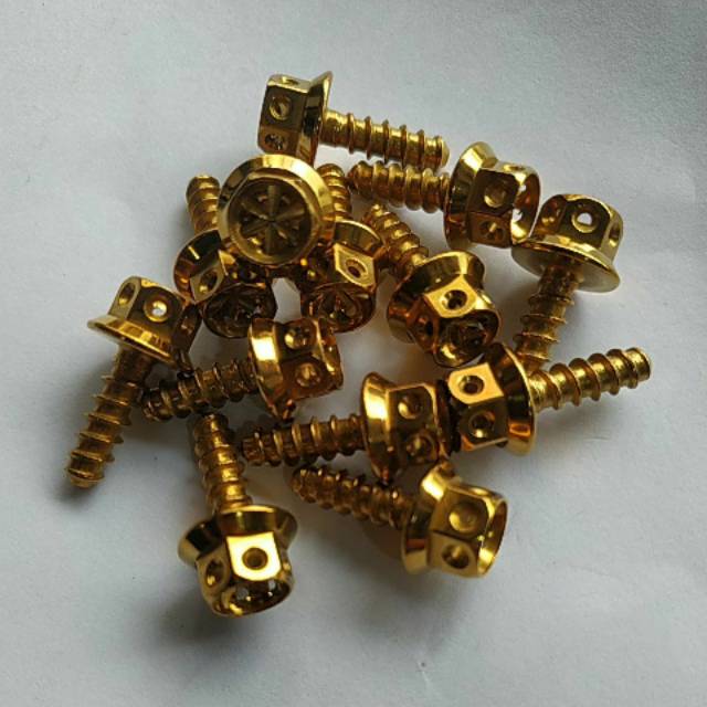 Baut probolt body yamaha gold flower