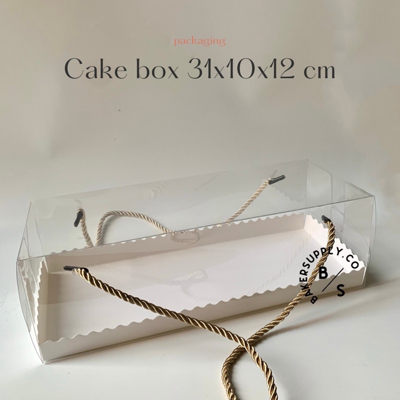

(MIN 5 pcs) box mika handle (31x10x12cm)