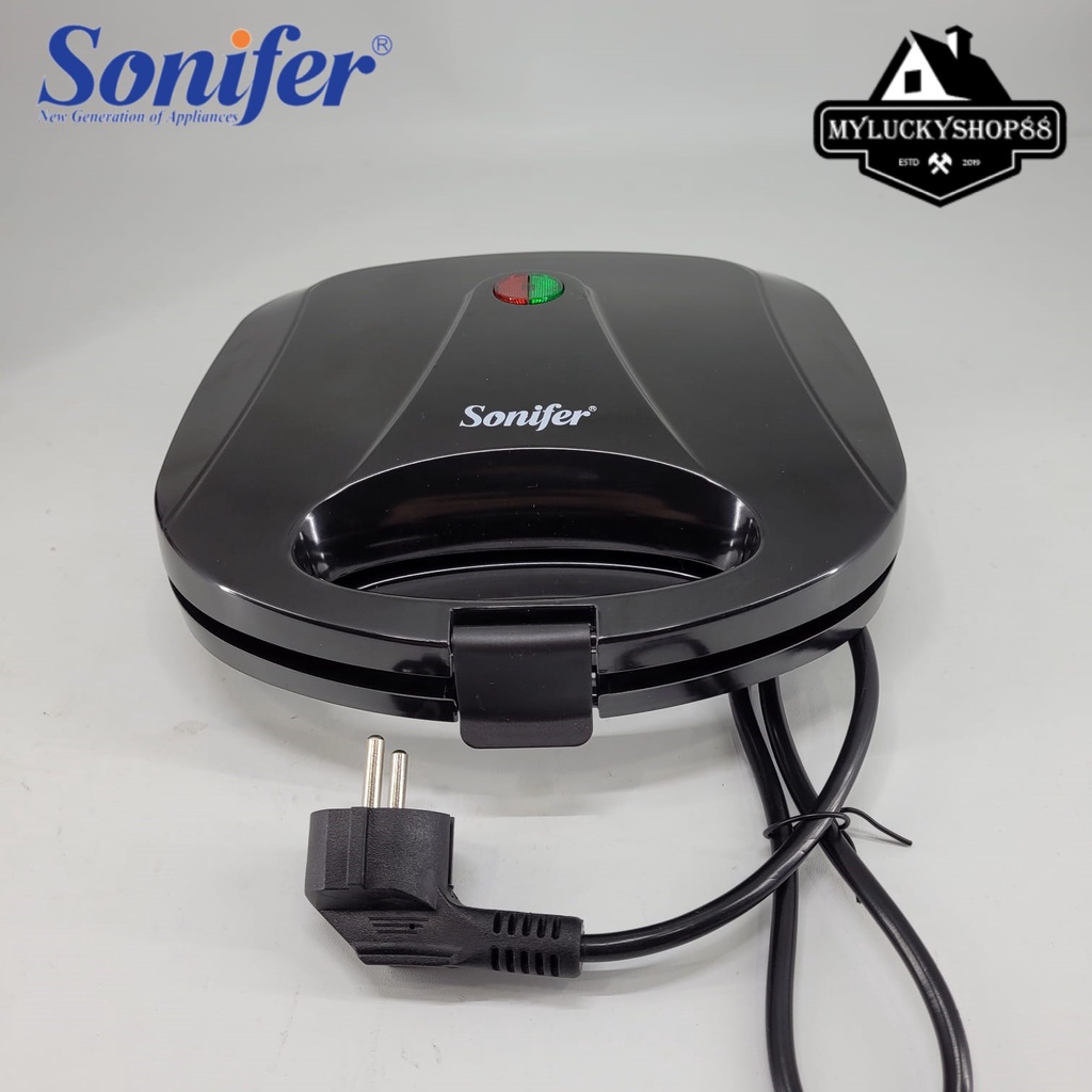 Waffle Maker Sonifer SF-6134 Nonstick Alat Pembuat Waffle Roti SF6134